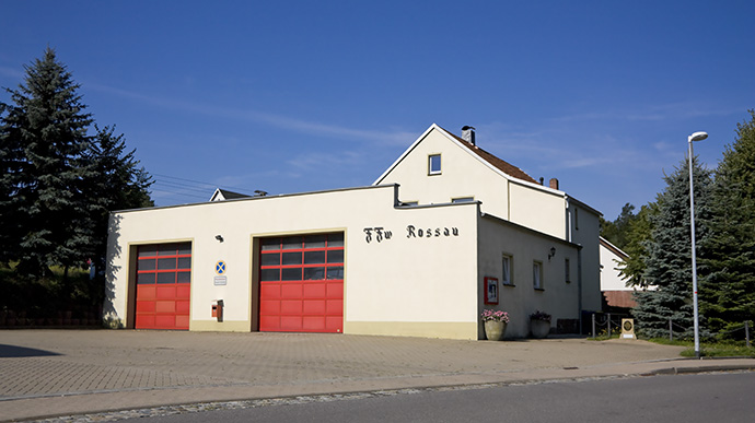 Gerätehaus Ortsfeuerwehr Niederrossau, Rossau